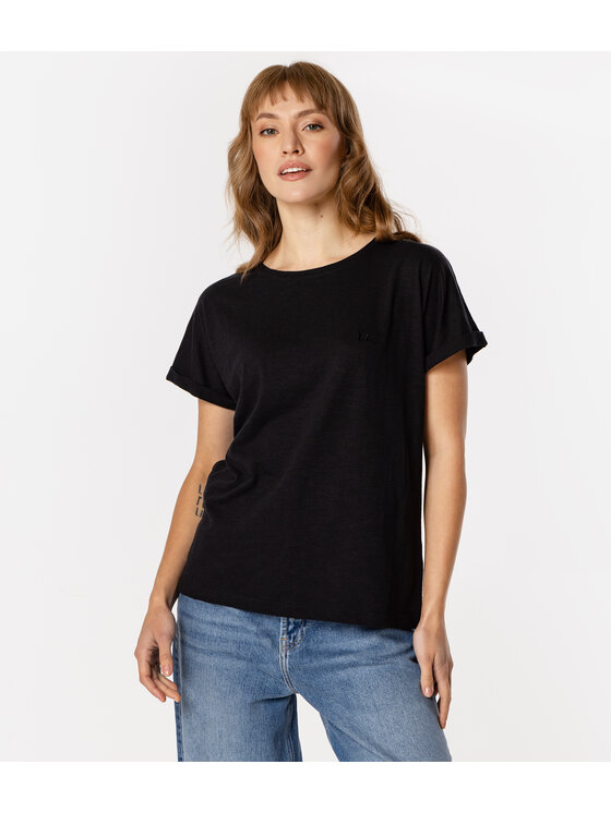 Lee Cooper Lee Cooper T-Shirt LYDIA 8317 Czarny Regular Fit