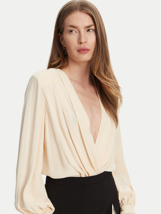 Elisabetta Franchi Elisabetta Franchi Body CB-006-51E2 Ekru Regular Fit