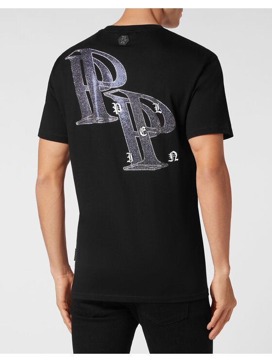 PHILIPP PLEIN PHILIPP PLEIN T-Shirt 9943 Czarny Regular Fit