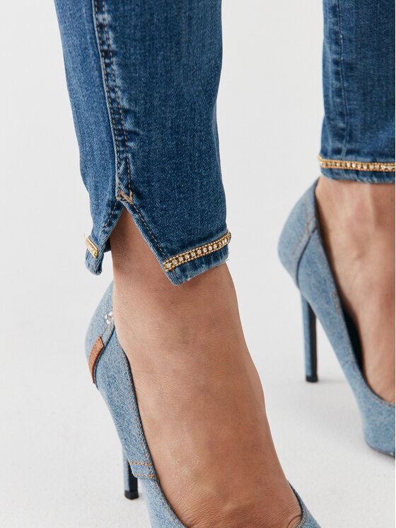 Liu Jo Liu Jo Jeans hlače UF3012 D4391 Mornarsko modra Skinny Fit