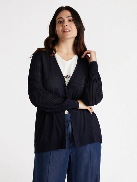 Fiorella Rubino Fiorella Rubino Cardigan M573L007945N034 Blu Regular Fit