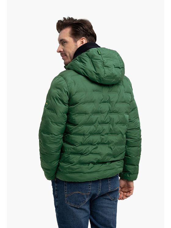 Volcano Volcano Kurtka puchowa J-SINTOR Zielony Regular Fit