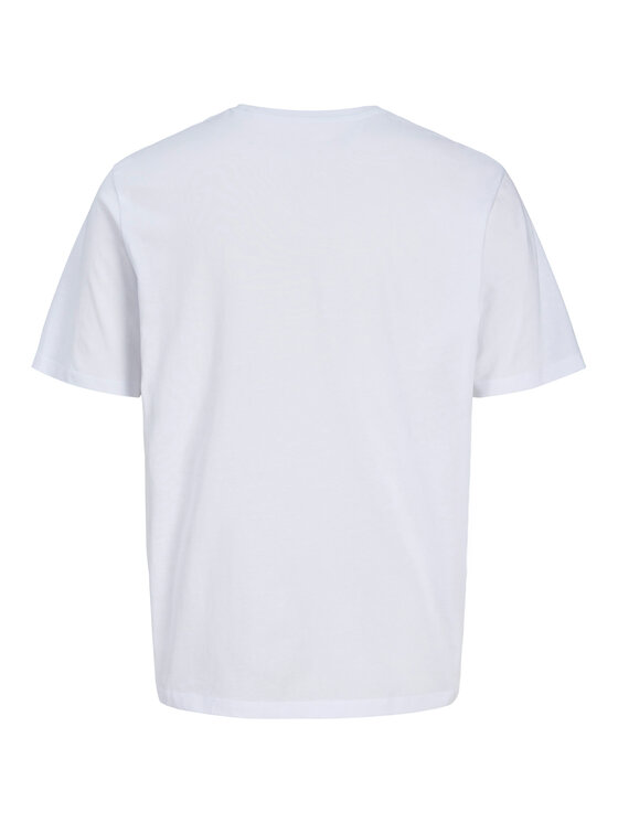 Jack & Jones Jack & Jones T-Shirt Gradient Print 12288094 Bílá Regular Fit