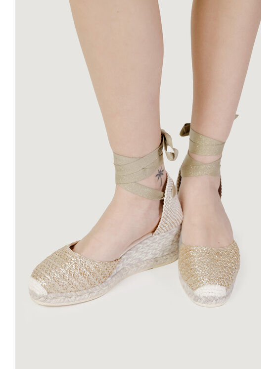 Espadrilles Espadrilles Décolleté ROY RAFIA ESPADRILLES PLATINO Grigio