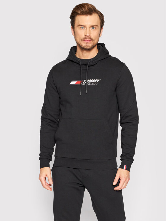 Tommy Hilfiger Tommy Hilfiger Суитшърт Essentials MW0MW22742 Черен Regular Fit
