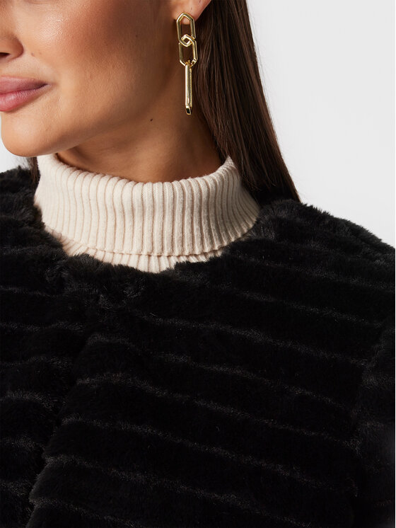 Rinascimento Rinascimento Futro CFC0110440003 Czarny Regular Fit