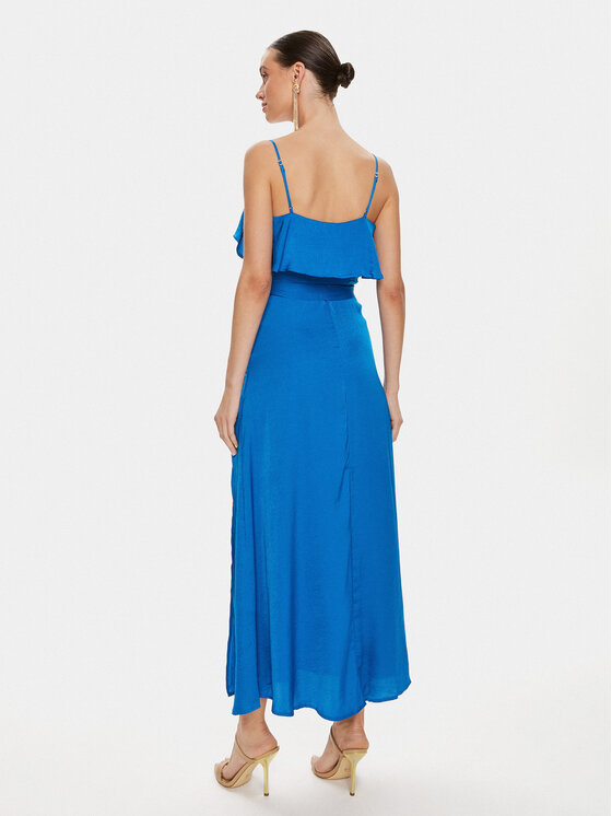 Vila Vila Rochie de seară Jessi 14096307 Albastru Regular Fit