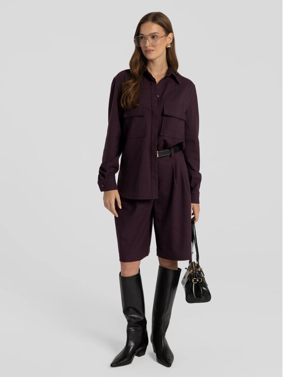 MANDRAGORA MANDRAGORA Bermuda Omaro Viola Standard Fit