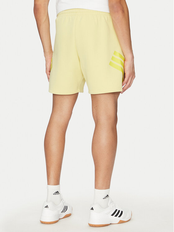 adidas adidas Szorty sportowe Future Icons 3-Stripes JD4883 Żółty Regular Fit