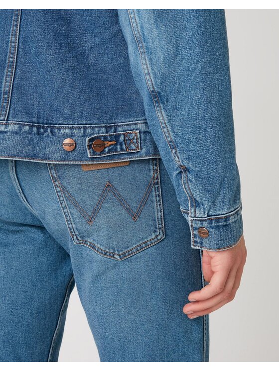 Wrangler Wrangler Giubbotto invernale 124MJ SHERPA Blu Regular Fit