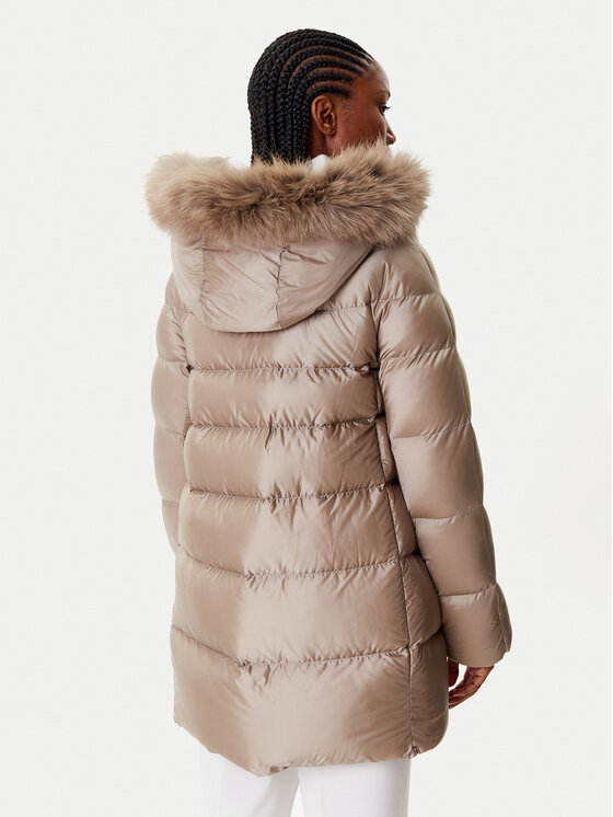 Hetregó Hetregó Pūkinė striukė Hanna 8P602F 25WD02 Smėlio Regular Fit