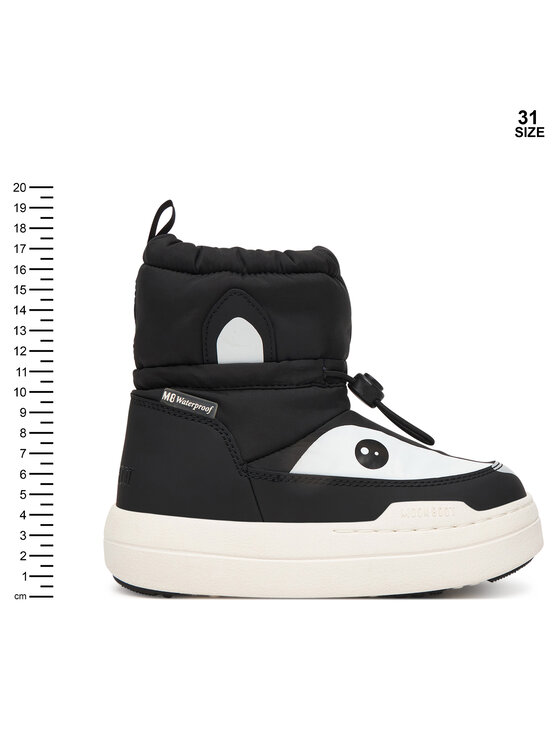Moon Boot Moon Boot Čizme za snijeg Mb Jr Park Tube Mid Animal Wp 80D3440100 S Crna
