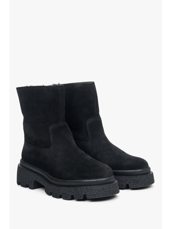 Estro Estro Μποτάκια ER00113908 Μαύρο