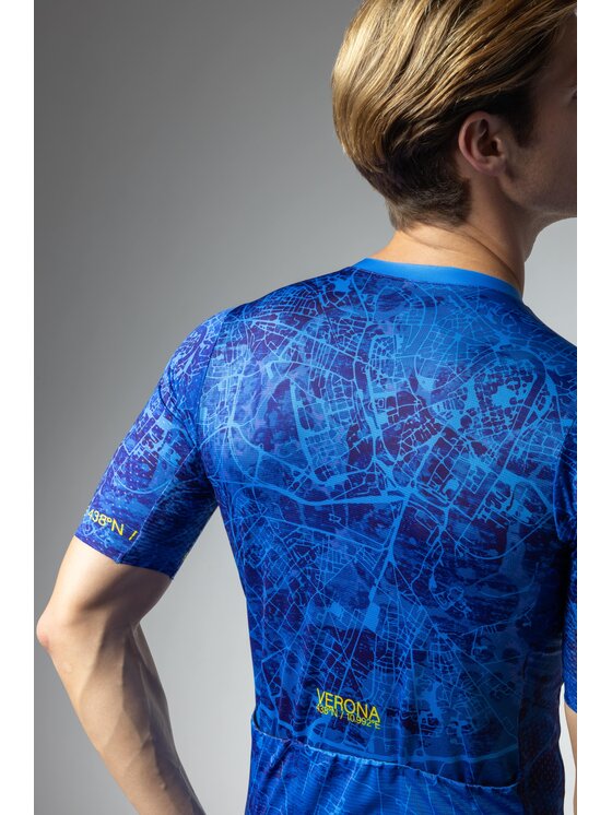 Alé Cycling Alé Cycling Koszulka rowerowa PR-E Town Niebieski Fitted Fit