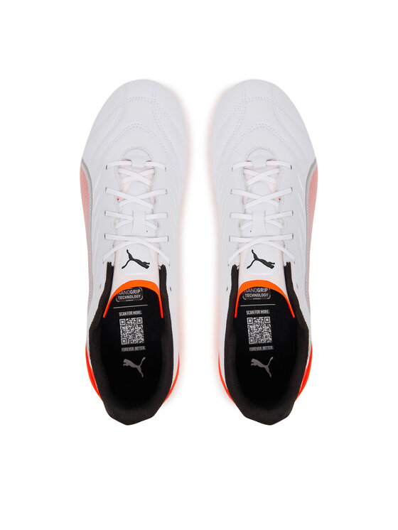 Puma Puma Čevlji za nagomet King Pro Fg/Ag 108828 01 Bela