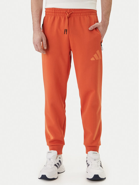 adidas adidas Παντελόνι φόρμας Z.N.E. KE4686 Πορτοκαλί Regular Fit
