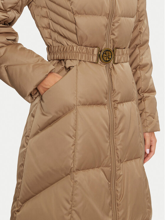 Guess Guess Kurtka puchowa New Olga W4BL41 WEX52 Beżowy Regular Fit