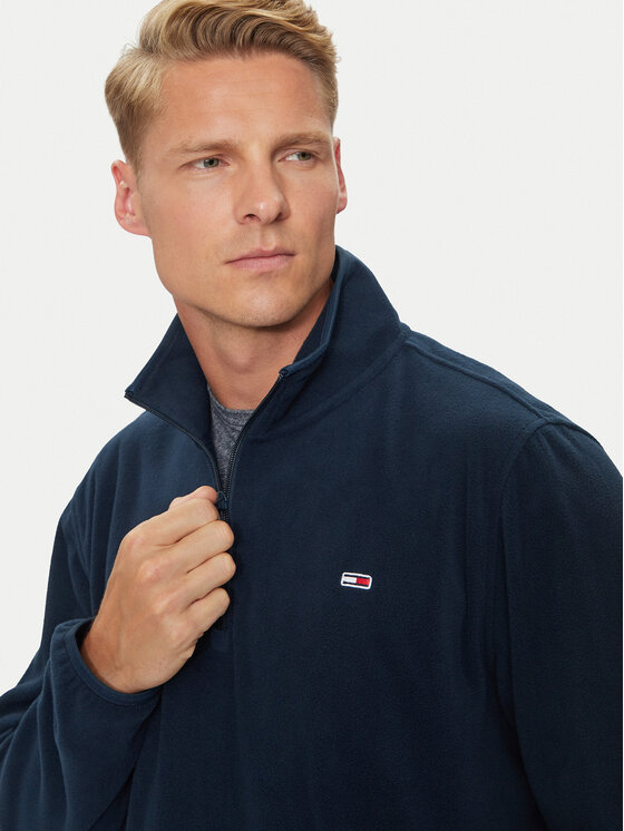 Tommy Jeans Tommy Jeans Polár kabát Flag DM0DM20508 Sötétkék Regular Fit
