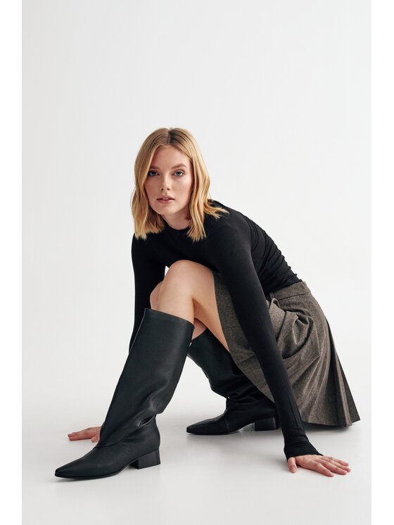 Estro Estro Čižmy ER00113579 Čierna