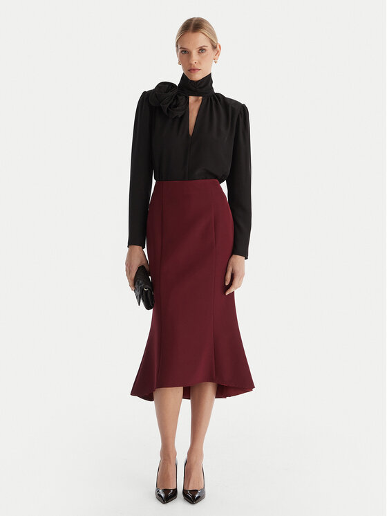 ACCESS FASHION ACCESS FASHION Midi krilo 54-6027-168 Bordo rdeča Regular Fit
