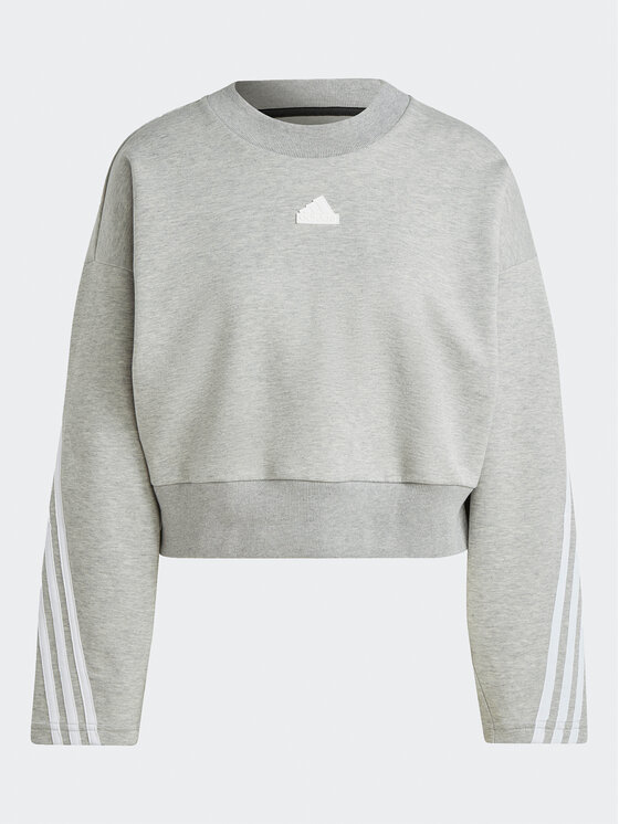 adidas adidas Mikina Future Icons 3-Stripes Sweatshirt IB8496 Sivá Loose Fit