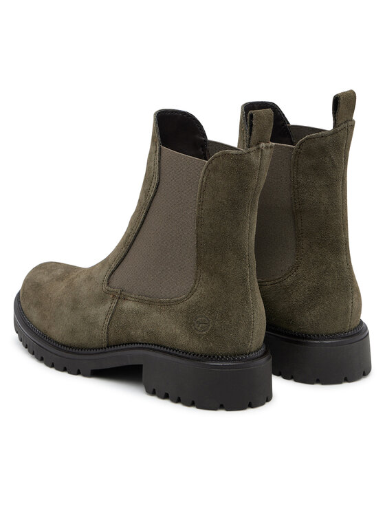 Tamaris Tamaris Kotníková obuv s elastickým prvkem 1-25427-41 Khaki