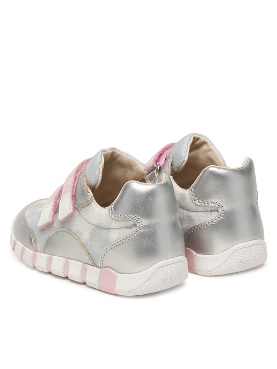 Geox Geox Sneakersy B Iupidoo Girl B3558A 0AS54 C0566 Strieborná