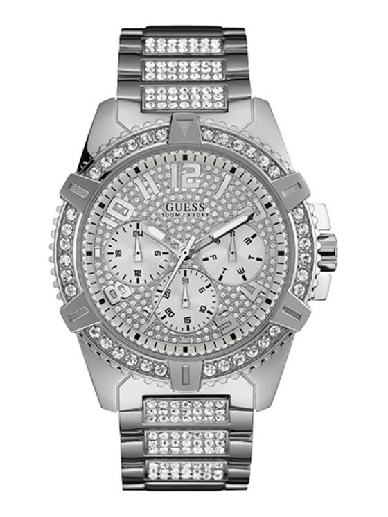 Guess Guess Zegarek Guess Frontier W0799G1 Srebrny