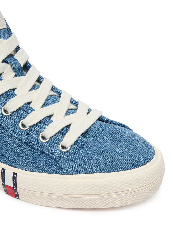 Tommy Jeans Tommy Jeans Sneakersy Archive Y2K Denim Mid Cut EN0EN03075 Modrá