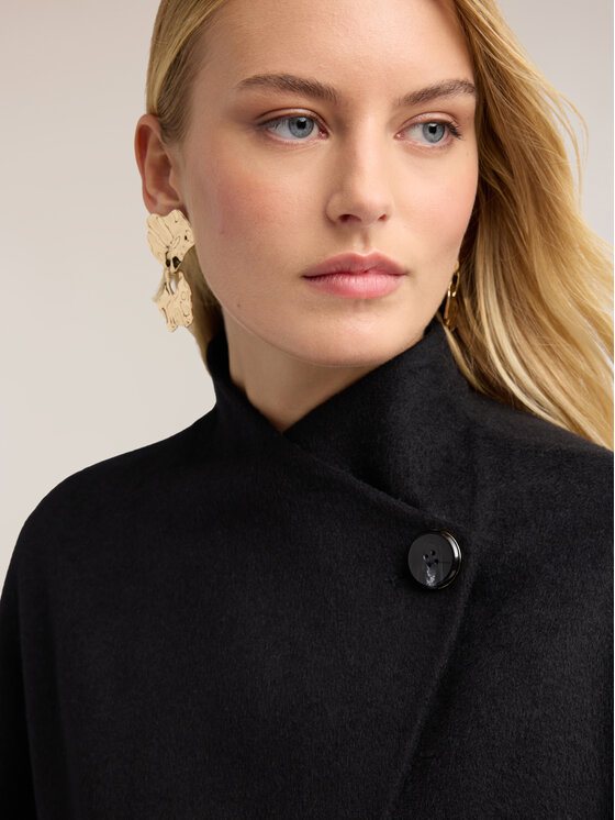 Motivi Motivi Cappotto invernale R020W100203N033 Nero Boxy Fit
