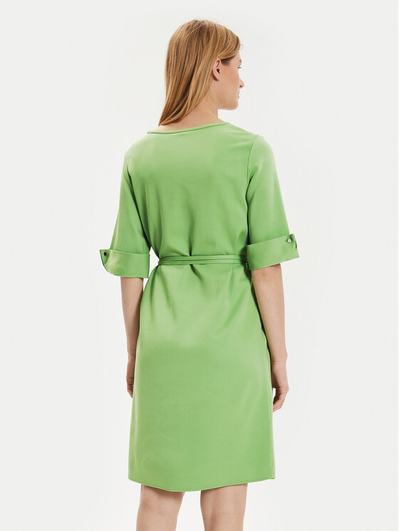 BOSS Boss Ежедневна рокля Drimie1 50519434 Зелен Regular Fit