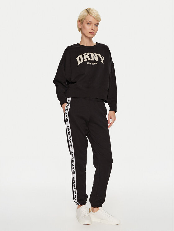 DKNY Sport DKNY Sport Džemperis DP4T9944 Juoda Loose Fit