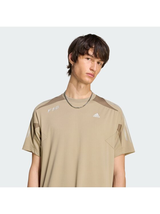 adidas adidas T-Shirt F50 TEE Zielony Slim Fit
