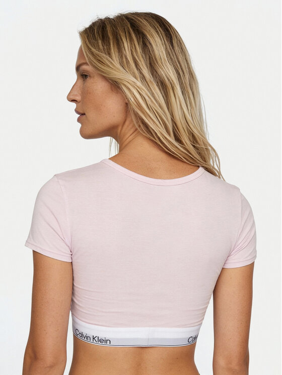 Calvin Klein Underwear Calvin Klein Underwear T-Shirt LV00QF8495 Ροζ Slim Fit