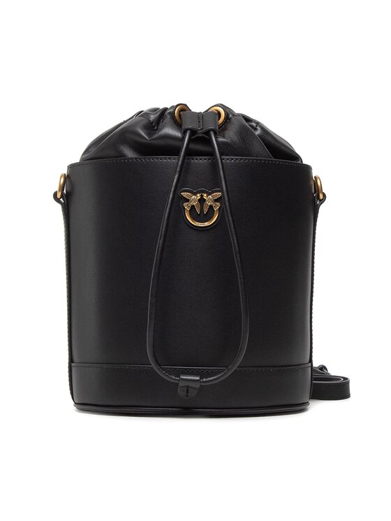 PINKO Pinko Дамска чанта Bucket Mini Simply AL 22-23 PLTT 1P22U4 Y5H7 Черен