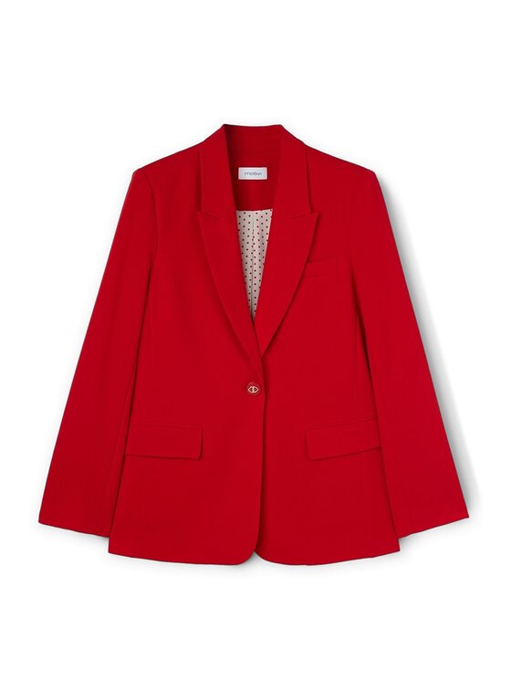 Motivi Motivi Giacca outdoor Q024W000037N016 Rosso Slim Fit