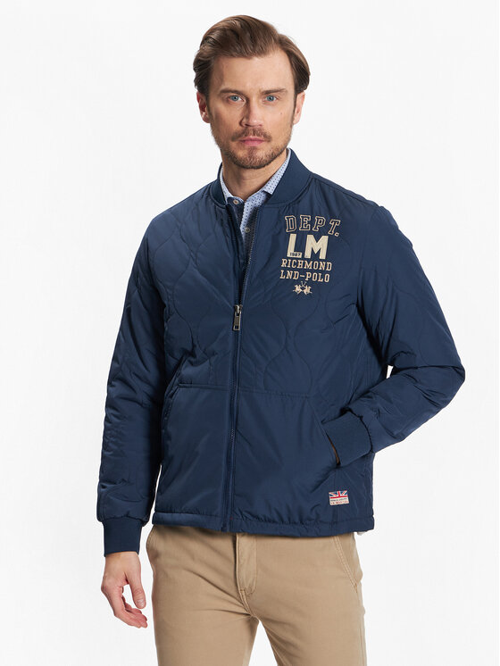 La Martina La Martina Преходно яке VMO300 PL028 Тъмносин Regular Fit