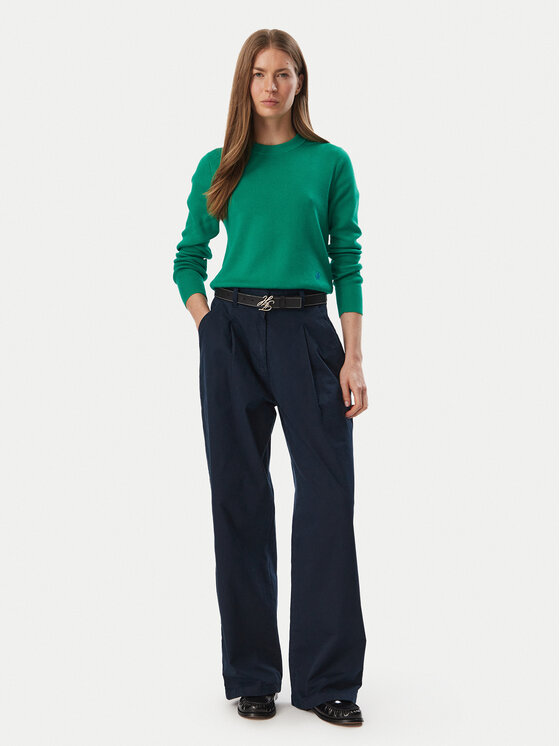 Tommy Hilfiger Tommy Hilfiger Pulover WW0WW52298 Verde Regular Fit
