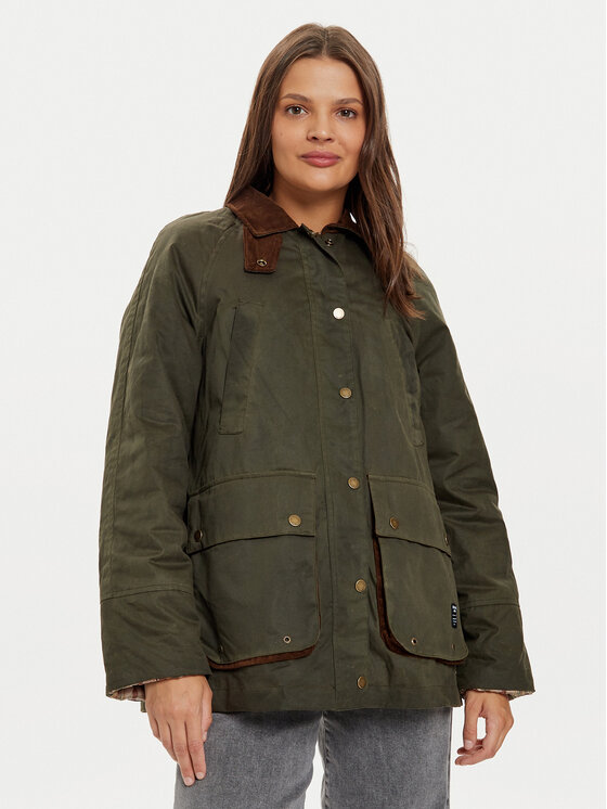 Pepe Jeans Pepe Jeans Bunda pro přechodné období Babette PL402444 Zelená Regular Fit