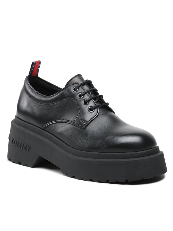 Tommy Jeans Tommy Jeans Scarpe basse Tjw Ava Lace Up EN0EN02219 Nero