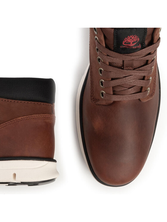 Bradstreet chukka leather top marron