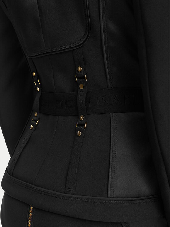 Elisabetta Franchi Elisabetta Franchi Сако GI-233-62E2-V840 Черен Slim Fit
