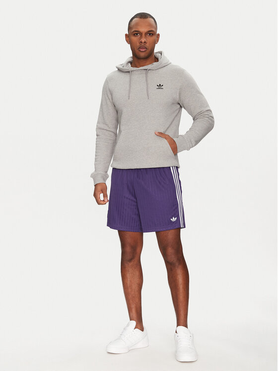 adidas adidas Bluza Trefoil Essentials JD2405 Szary Regular Fit