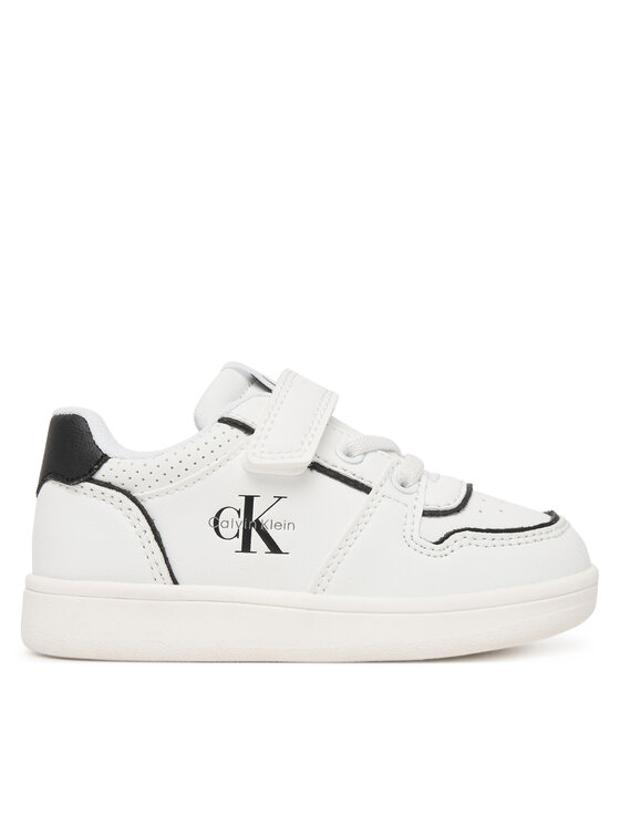 Calvin Klein Calvin Klein Sneakersy Low Cut Lace-Up/Velcro V1X9-83278-1355 M Bílá
