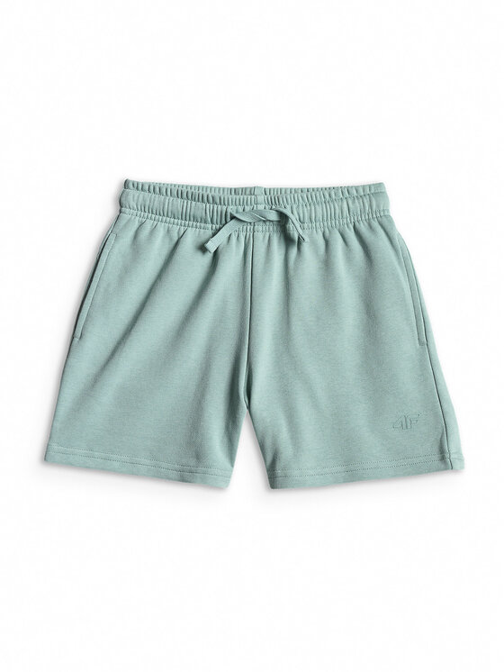 4F 4F Szorty sportowe BASIC+ Turkusowy Regular Fit