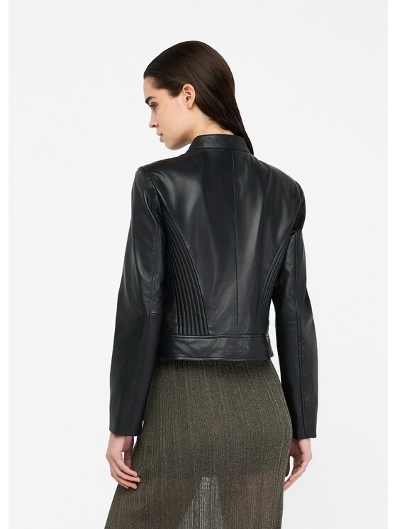 Liu Jo Liu Jo Giacca di pelle CF5162P037922222 Nero Slim Fit