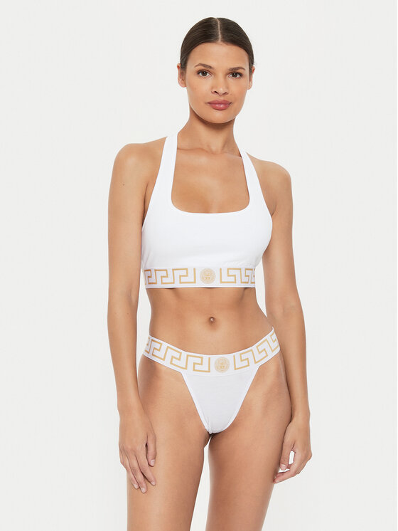 Versace Versace Krūšturis-tops AUD01039 1A10011 Balts