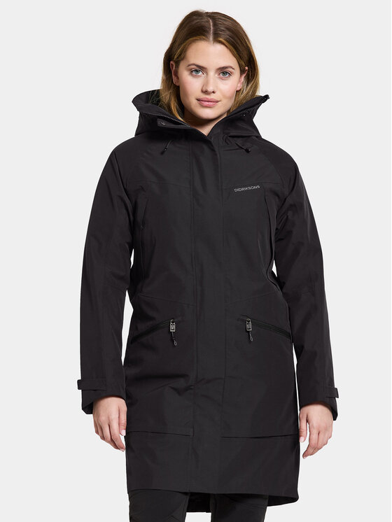 Didriksons Parka Ilma Wns Parka 8 504813 Crna Regular Fit