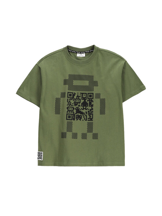 Coccodrillo Coccodrillo T-shirt WC5143201GBJ Kaki Regular Fit