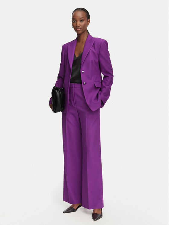 HUGO HUGO Pantaloni di tessuto Hasmina 50566625 Viola Regular Fit